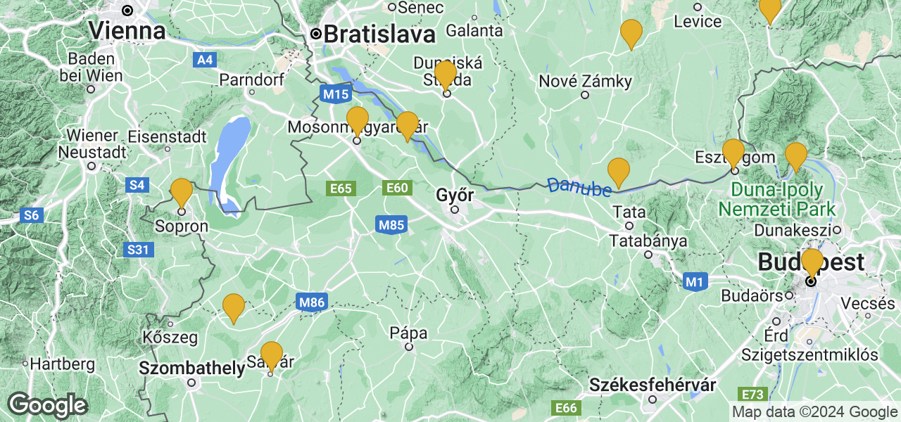 Mapa Győr
